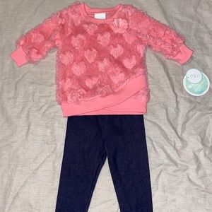 NEW soft sweater with jeggings.